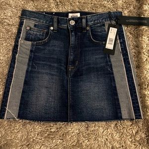 Mini hudson jean skirt